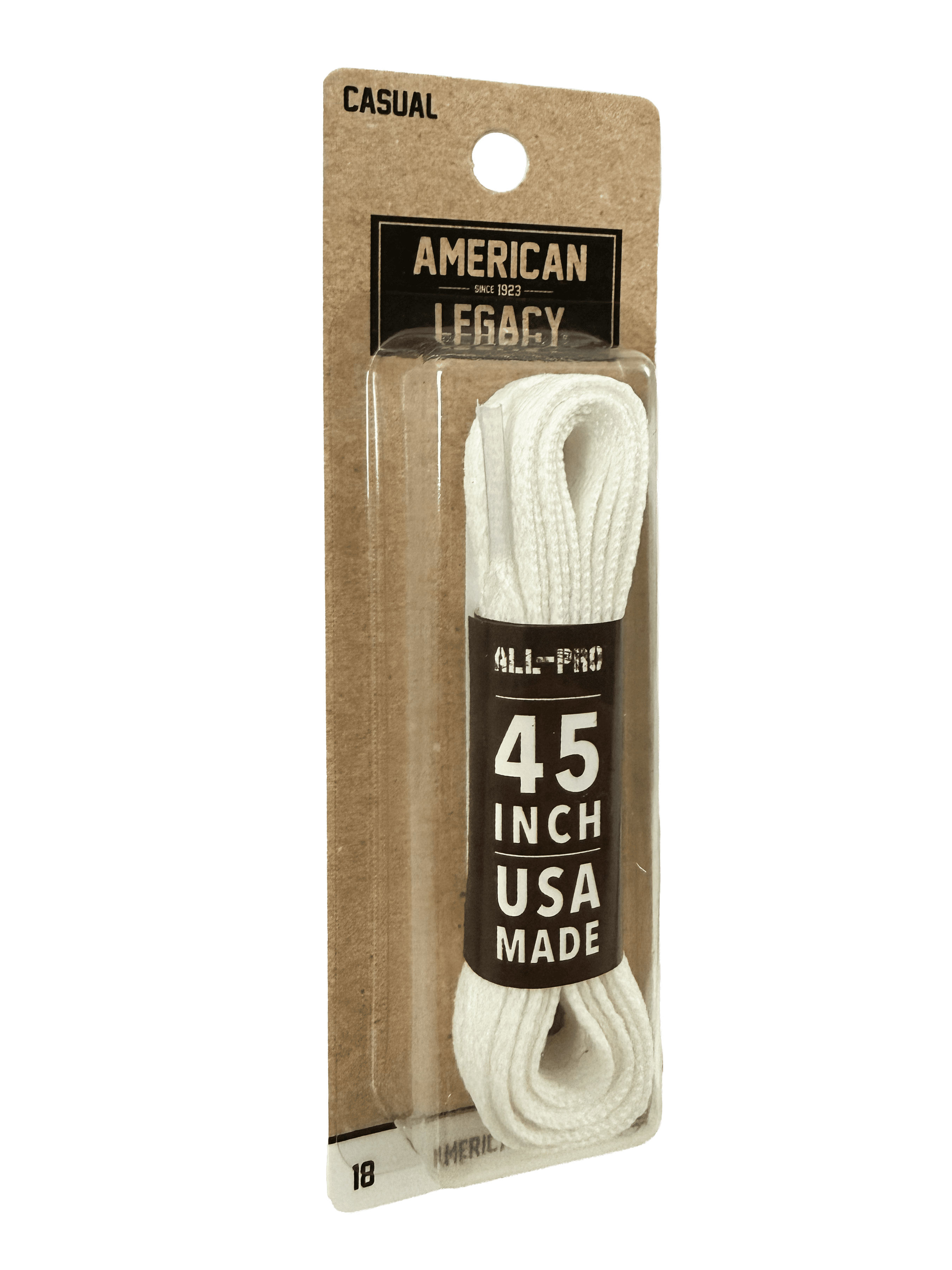 American-Legacy Athletic Narrow Flat White 45"