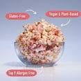 thumbnail image 3 of Pack of 6, The Safe And Fair Food Co Strawberry Shortcake Drizzled Popcorn, 5.5 oz, 3 of 5