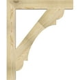 thumbnail image 3 of Ekena Millwork 4"W x 30"D x 36"H Olympic Block Rough Sawn Bracket, Douglas Fir, 3 of 4