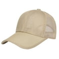thumbnail image 2 of CxhicLuv Men's Nylon Baseball Cap 23.6×4.3 Inch, Hollow-Out, Extended Brim, Breathable – Ideal for Summer, Outdoor Travel, Perfect for Male Hikers, Sports Fans, Khaki, 2 of 6