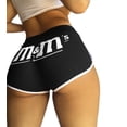 thumbnail image 1 of Uhndy Women's Regular Plus Size Yoga Boots Shorts Sexy Printed Sports Hot Pants Panties, Women's Yoga Letters Print Briefs, 1 of 2