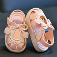 thumbnail image 6 of KPOPLK Toddlers and kids Water Shoes Beach Essentials Girls Open Toe Sandals Lightweight Breathable and Two Adjustable Straps Size 7,Pink, 6 of 6