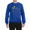 thumbnail image 2 of Wild Bobby, Bee Kind Motivational Inspirational Teachers, Pop Culture, Unisex Crewneck Graphic Sweatshirt, Royal, 3X-Large, 2 of 4