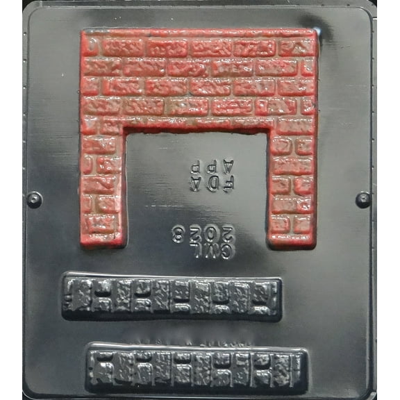 2028 Fireplace Assembly Chocolate Candy Mold