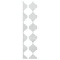 thumbnail image 3 of Ekena Millwork 47"H x 1/8"T Marrakesh Adjustable Acrylic Decorative Slat Wall Panel Kit, White (contains 11 Slats + 1 Straight Edge Starter Slat), 3 of 11