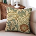 thumbnail image 4 of Vintage Flower Chinoiserie Cushion Covers, 16x16 Inch - Pack of 2 Spring-Summer Throw Pillows for Outdoor, Sofa, and Bedroom Decor - Elevate Your Interiors with a Burst of Color, 4 of 7