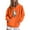 Orange, variant on Womens Halloween Top Fall Winter Jacket Loose Casual Hoodies Fleece Sweatshirts Funny Halloween Graphic Long Sleeve Sweaters Pullover with Pocket