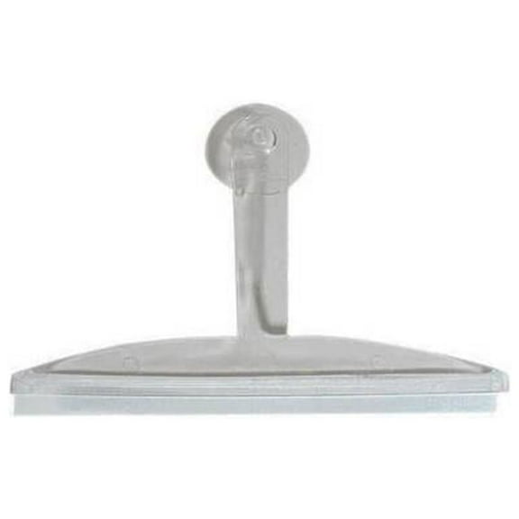 InterDesign 22300 Bath Squeegee, With Suction Cup, Clear Handle, 12 In. - Quantity 6