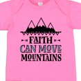 thumbnail image 4 of Inktastic Faith Can Move Mountains Girls Baby Bodysuit, 4 of 5