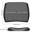 thumbnail image 4 of Injueey Mini Teclado de ordenador inalámbrico de viaje Bluetooth Teclado español ruso para Pro 2020 8th 7th 6th Air 4 3 2 mini 5 Juegos de teclado y mouse para computadora No.04 NO1, 4 of 6