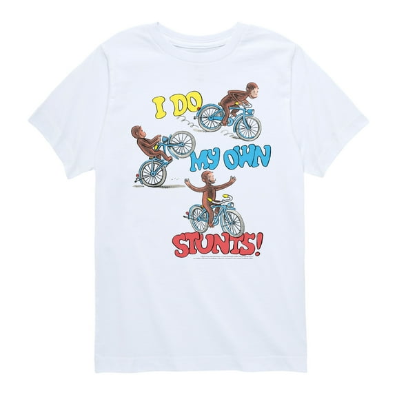 Curious George - Classic Cartoons - I Do My Own Tricks - Toddler & Youth Short Sleeve Graphic T-Shirt