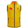 thumbnail image 2 of TFEOQRY Kids Boys Girls Heated Vest USB Intelligent Constant Temperature Heated Windproof Plus Size Coat For Children Winter 2 Heated Jacket Coat Yellow, 2 of 9