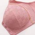 thumbnail image 4 of Comfortable Large Size Everyday Leisure Bra for Home Wear with Soft Front Wrap and Supportive Back Shine Without Underwire, 4 of 6