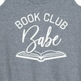 thumbnail image 3 of Instant Message - Book Club Babe - Women's Racerback Tank Top, 3 of 6