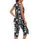thumbnail image 2 of Conjunto de Verano para las Mujeres Impreso Cuello Redondo sin Mangas Y Pantalones, Casual Dos Piezas para las Mujeres, 2 of 9