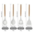 thumbnail image 3 of Yucurem 12Pcs Kitchen Utensil Set Silicone Heat-resistant Cookware for Kitchen Kitchen Essentials (Beige), 3 of 10