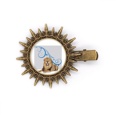 thumbnail image 1 of Feline Lions Fierce Patterns Hairpin Sun Headwear Retro Metal Clips Pin, 1 of 3