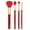 Red, variant on Moda Brush Next Gen Purple Glitter Face 4pc Kit