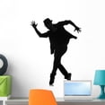 thumbnail image 1 of Silhouette Male Dancer White Wall Mural Decal by Wallmonkeys Vinyl Peel and Stick Graphic (24 in H x 16 in W), 1 of 4
