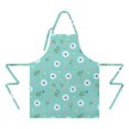 thumbnail image 2 of Pioneer Flower Floral Print Pattern Apron for Women and Men, Cotton Linen Waterproof with Pockets, Adjustable, 33x27 Inch for Kitchen, Gardening, BBQ, Salon, 2 of 6