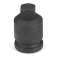thumbnail image 2 of Grey Pneumatic 3/8" Drive x 3/16" Square Male Pipe Plug Socket, 2 of 2