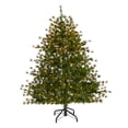 thumbnail image 2 of Nearly Natural 5' Green Pine Artificial Christmas Tree with Pinecones Prelit 250 Clear Lights, 2 of 6