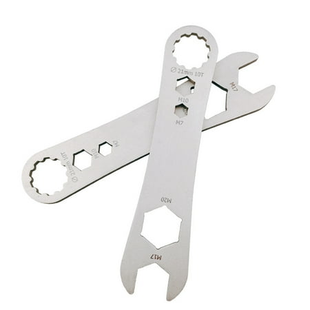 

NEWwt Tough Pedal Wrench Sturdy Stainless Steel Wear Resistant Pedal Spanner for Bike