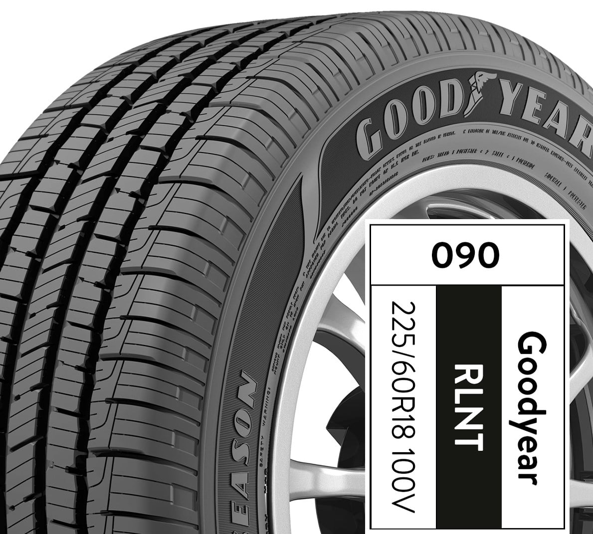 Goodyear Reliant All-Season 225/60R18 100V All-Season Tire
