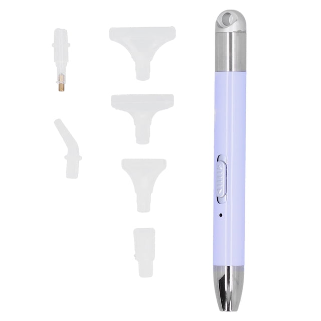 Bolígrafo de iluminación recargable por USB Ticfox 6 puntas morado taro