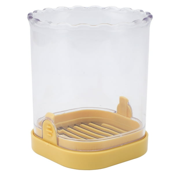 Taza De Cortador De Frutas Vegetales, Cortador De Fresa De Acero Inoxidable Con De Empuje, Herramienta De Rebanado Portátil De Cocina