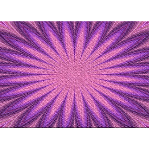 Ahgly Company Machine Washable Indoor Rectangle Transitional Crimson Purple Area Rugs, 7' x 9'