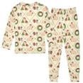 thumbnail image 2 of joogoo Capybara Christmas Pajamas Set Long Sleeve Soft Cotton Sleepwear 2 Piece 18M, 2 of 7