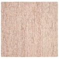 thumbnail image 2 of Safavieh Abstract Delia Distressed Wool Area Rug, Beige/Rust, 6' x 6' Square, 2 of 8