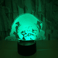 thumbnail image 1 of 3D Cute Pug Dog Night Light Touch Table Desk Optical Illusion Lamps 7 Color Changing Lights Home Decoration Birthday Gift （Style J）, 1 of 5