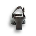 thumbnail image 4 of Adalyn Women Wide Width Leather Slingback Pump BROWN 9.5, 4 of 6