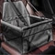 thumbnail image 5 of Asiento de coche para perros, transpirable, ajustable, de fácil instalación, asiento elevador para mascotas, canasta para perros y coches, color negro, 5 of 15