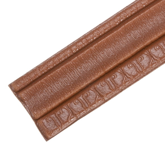 Flexible Wall Molding Trim, 1pcs 8Ft x 4 In Flexible Baseboard Molding Trim for Home, Hotel DIY Decoration, Coffee