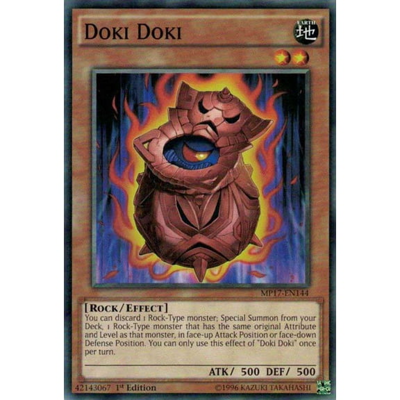 YuGiOh 2017 Mega-Tin Mega Pack Common Doki Doki MP17-EN144