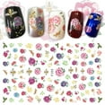 thumbnail image 5 of Jiaroswwei Multi-pattern Nail Art Floral Sticker Women Fingernail Manicure DIY Decal Decor, 5 of 8