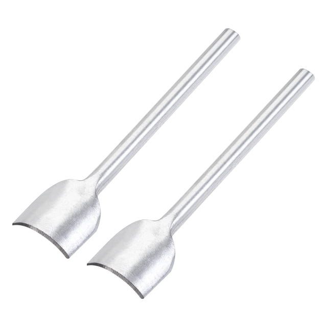 Cortador de cuero en forma de arco, punzón de extremo de correa de 22 mm, paquete de 2
