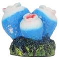 thumbnail image 2 of Bomba de oxígeno para acuario, burbujeador de piedra azul, decoración de 3 flores, adorno paisajístico para pecera, 2 of 14