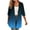 Navy, variant on Gradient Cardigan for Women Casual Lightweight 3/4 Sleeve Tie Dye Flowy Duster 2024 Fall Womens Open Front Soft Cardigans,Navy,M