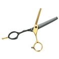 thumbnail image 1 of Black+Gold Scissors, Stainless Steel Scissors, Professional Barber Shop For Hair Salon Thinning Scissors, 1 of 8