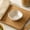 Beige#149, variant on Mini Plastic Serving Bowl, Compact Stackable Condiment and Dessert Dish, Rounded Shape for Kitchen or Party