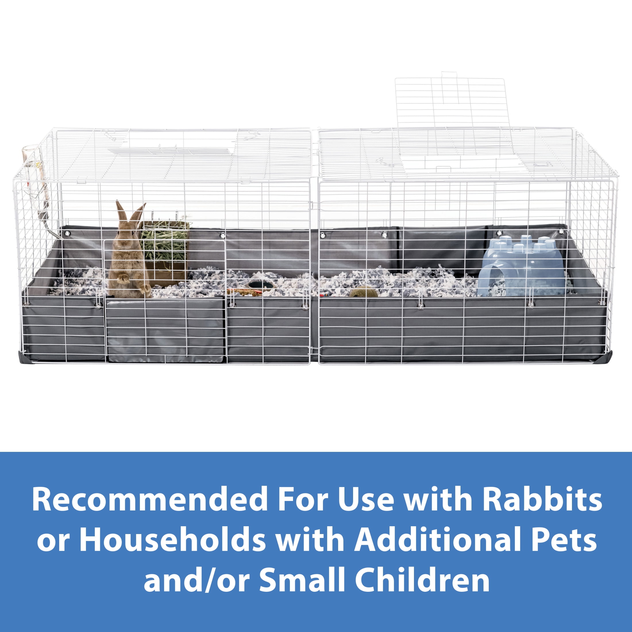 Kaytee Open Living Pet Rabbit or Guinea Pig Habitat Rooftop Add-on, 60" x 30" in