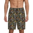 thumbnail image 3 of Lsque Daisies Flowers Mens Sleep Pajama Shorts,Short Pajama Pants, Cotton Ultra-Soft Knit-4X-Large, 3 of 9