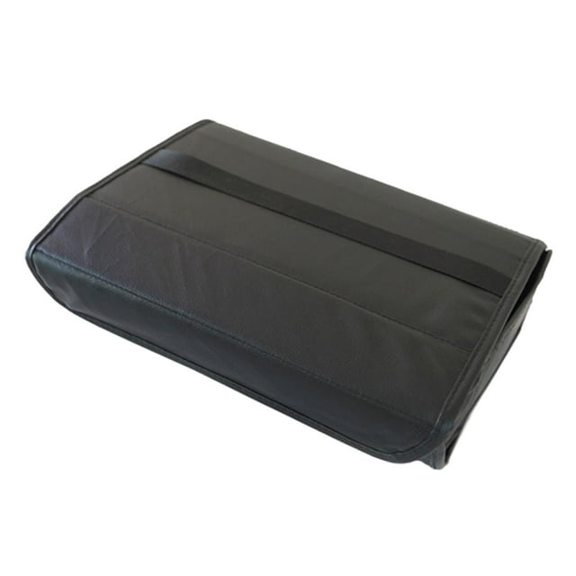 Caja de almacenamiento debajo del asiento, organizador de cuero con cajón interior, para , 2020, estilo de automóvil, negro Macarena Caja de almacenamiento de coche