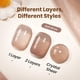 thumbnail image 3 of Esmalte de uñas Beetles, 15 ml, Brown Jelly Sheer UV Gel, 3 of 7