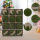 thumbnail image 3 of Bola Colgante Juego de adornos navideños para árbol con textura aterciopelada, cuerda para JASKFLY, 3 of 9
