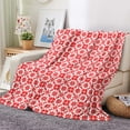 thumbnail image 4 of JWshufel Cozy Blanket Fleece Throw Blanket for Sofa and Bed with Flannel Material Suit Christmas Holiday Gift for Women and Men In Cold Weather 29.5x39.4in Red, 4 of 5